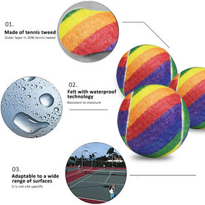 Pelotas de Tenis Personalizables de Alta Calidad con Diseño Duradero y sin Presión - Product Image 3