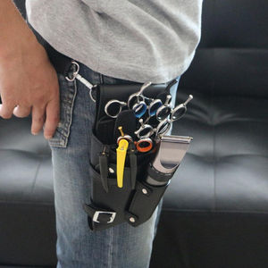 Sac de ceinture à outils de coiffeur en cuir de haute qualité sac de maintien d'outils de grande capacité pour coiffeur Multi pochette de rangement d'outils de coiffeur - Product Image 6