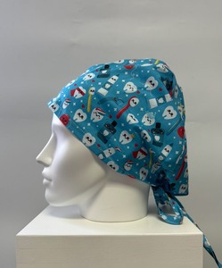 Sombreros de fregado Pixie Fit Ribbon Corbatas Venta al por mayor Diseño personalizado uniforme de enfermería Equipo de hospital OEM disponible Gorras de fregado de algodón - Product Image 5