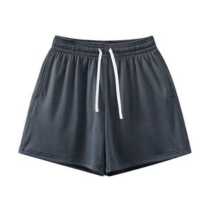 Vente chaude hommes toile short de bain séchage rapide Anti-rides personnalisé natation cordon fermeture décontracté solide 100% coton - Product Image 2