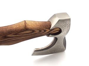 High Carbon Steel Embossed Head <b>Axe</b> DIY Grade Hatchet With <b>Wood</b> Handle for Camping Outdoor <b>Cutting</b> Applications - Product Image 4