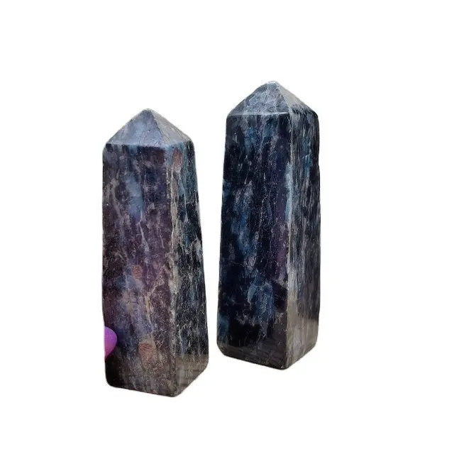 Wholesale High Quality Blue Kynite Crystal Obelisk Natural Polished Semi-Precious Stone Crafts Healing Gemstone Crystal Wand
