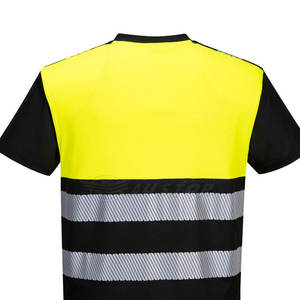 Ropa de trabajo de construcción de seguridad Camisetas Hombres Construcción de manga corta Hi Vis para la venta Camisetas - Product Image 5