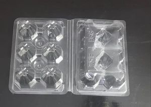 O ovo plástico claro Eco-amigável encaderna a bandeja chocante reciclável do empacotamento para o armazenamento e o fornecedor sustentável - Product Image 3