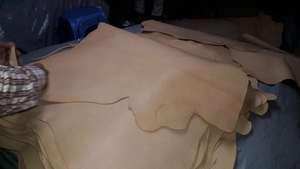 Cuir en croûte de chèvre en vrac-Cuir brut semi-traité pour usage industriel et production OEM - Product Image 2