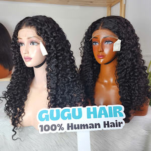 Perruque vietnamienne de luxe sans colle, fermeture en dentelle transparente HD 5x5, bouclée birmane, 24 pouces, cheveux humains, produits capillaires pour femmes noires - Product Image 6