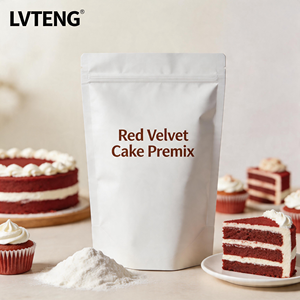 Mezcla en Polvo para <span class=keywords><strong>Pastel</strong></span> Rojo Vibrante - Textura Cremosa y Sabor a Cacao para Pasteles <span class=keywords><strong>de</strong></span> Boda y Cupcakes - Product Image 1
