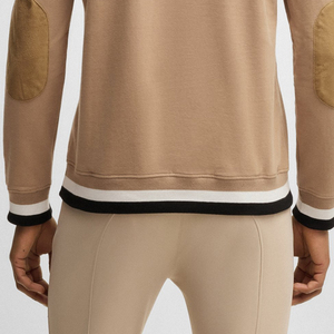 Sweat-shirt pour homme avec col montant et fermeture éclair quart, service OEM avec logo personnalisé, prix de gros, coupe confortable et décontractée, 2026 - Product Image 6