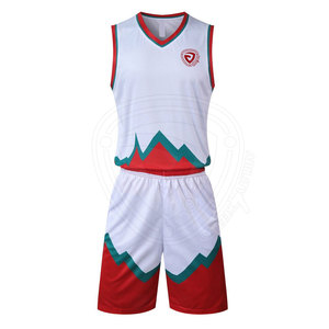 Venta al por mayor diseño único de secado rápido de talla grande uniforme de baloncesto para adultos transpirable conjuntos de ropa de baloncesto - Product Image 1