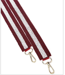 Customised Handmade Beaded purse Strap, Beaded bag Strap, Customised Beaded Strap, STARS Straps by glowin fashion - Product Image 3