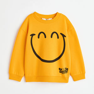 Sudadera de algodón blanqueado con cuello redondo, ropa para Parte Superior Femenina, Estilo Vintage, 100% algodón, color blanco - Product Image 1