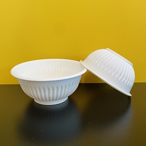 Boîte alimentaire jetable en amidon de maïs de style moderne, 350 ml, avec couvercle, pour emballage à emporter - Product Image 4