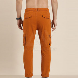 Service OEM Pantalon cargo décontracté léger Design de haute qualité avec taille élastique quantité minimale de commande bas motif droit - Product Image 2