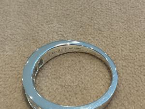 Anillo Clásico y Moderno Unisex con Moissanita Creada en Laboratorio, Diseño Geométrico en Plata - Product Image 3