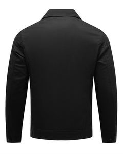Chaqueta Bomber para Hombre, 100% Algodón, Diseño Invernal, Doble Cremallera, Logotipo Personalizado, Lavado Desgastado, Impermeable, Precio al por Mayor, 2026 - Product Image 5