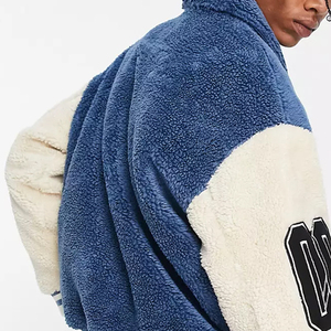 2024 <b>Men's</b> Casual Street Wear High Quality Breathable Quick Dry <b>Sherpa</b> <b>Fleece</b> Jacket New Fashion <b>Sherpa</b> Jacket for <b>Men</b> - Product Image 4