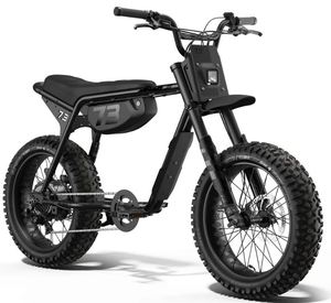 Electric Off-Road <b>Bicycle</b> 73 Black Metal <b>Frame</b> Durable All Season Cycling Bike - Product Image 6