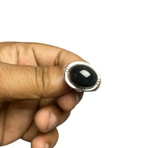 Wholesale 925 Sterling Silver Classic Style <b>Ring</b> Handmade Natural <b>Black</b> <b>Onyx</b> Statement <b>Ring</b> Oval Cut for Women's Wedding Party - Product Image 2
