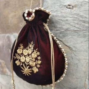 Bordado popular único estilo bohemio bordado trabajo perla mano embrague noche monederos diseño elegante forro al por mayor - Product Image 1