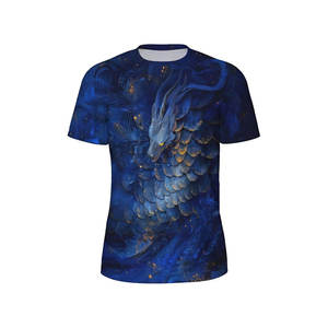 เสื้อยืดผ้าฝ้ายขนาดใหญ่สำหรับผู้ชายเสื้อยืดสีดำน้ำหนักกำหนดเองได้ - Product Image 2