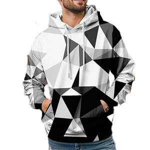 2025 automne hommes ensemble décontracté ample polaire fermeture éclair à capuche et couleur unie pantalons de survêtement numérique imprimé pour la saison d'hiver - Product Image 4