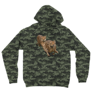 Sweat à capuche camouflage Cheetah Brothers pour adulte, 100 % polyester, tissu French Terry, anti-plis, impression par sublimation et sérigraphie - Product Image 3