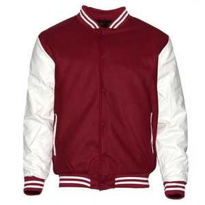 New Hot Selling Wholesale high Quality Design Varsity Leather <b>Men</b> <b>Jackets</b> With Custom Embroidery Varsity <b>Jacket</b> Made In Pakistan - Product Image 5