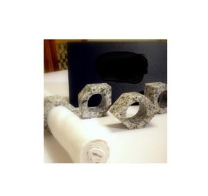 Marble Napkin Rings Set Round Shape Pink Stone Tissue Holder Matte Luxury Look <b>for</b> <b>Wedding</b> Table Cheap Price - Product Image 6
