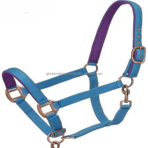 Prix de gros haut confort fabriqué en Inde Double pli Nylon Horse Halter avec matériel réglable robuste haute finition - Product Image 4