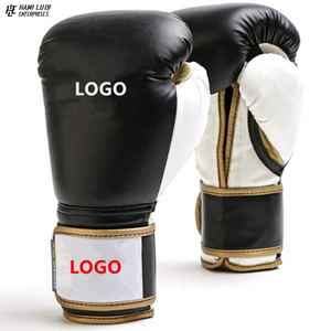 Guantes de boxeo de entrenamiento de lucha profesional Logotipo personalizado de cuero de vaca genuino Premium con impresión - Product Image 6