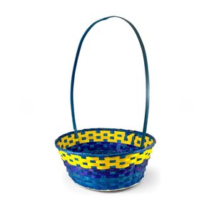 Cesta de almacenamiento de hoja de palma natural tejida ecológica de alta calidad hecha a mano, caja de embalaje de regalo multiusos personalizable - Product Image 2