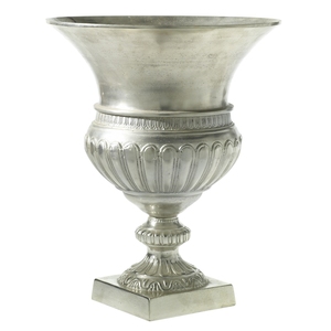 Vase à fleurs de finition de couleur noire brillante en aluminium de qualité supérieure utilise pour la pièce latérale décorée de dessus de table - Product Image 5