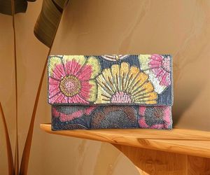 Bolso de mano con cuentas de semillas multicolor para mujer y niña, bolso de mano bordado con cuentas de semillas con estilo para mujer y Niña - Product Image 2