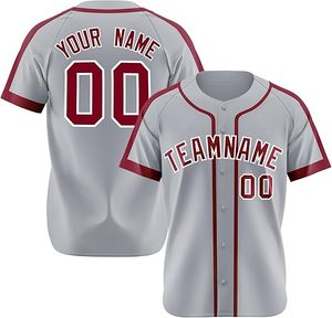 Meilleurs ensembles d'uniformes de baseball pour hommes du fabricant 100% polyester respirant séchage rapide personnalisable vente en gros - Product Image 1