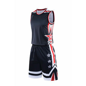 Uniforme de basket-ball pour hommes avec logo personnalisé, service OEM, respirant, séchage rapide, 100% polyester - Product Image 6