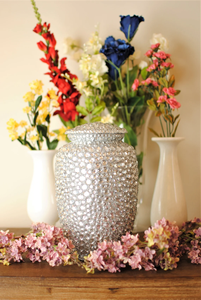 Urna de cremación decorativa de mosaico para cenizas, urnas funerarias de gran tamaño, urnas de Metal sólido de humanos, proveedor de urnas de Funeral al por mayor - Product Image 4