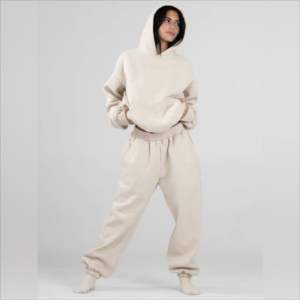 Ropa Casual para Mujer, Corte Regular, 100% Algodón, Felpa Gruesa, Estilo Urbano, Diseño 2 en 1, Antibacteriana, Negra - Product Image 4