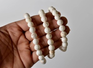 Wholesale Fashion <b>Copper</b> Howlite Crystal 8mm Healing <b>Bracelet</b> for Meditation Jewelry - Product Image 4