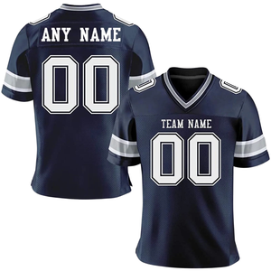 Vente en gros de vêtements de football personnalisés de haute qualité pour hommes/jeunes Maillot de football américain Maillot de rugby sublimé personnalisé - Product Image 3