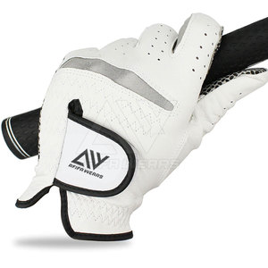 Guantes de Golf de Piel Genuina de Alta Calidad para Mano Derecha con Logotipo Personalizado, Ligeros y Antideslizantes para Uso Deportivo - Product Image 1