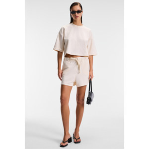 ETHIQUET NUA Short en tissu extensible avec cordon de serrage pour femme, coupe confortable - Product Image 2