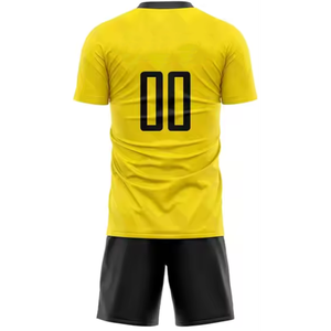 Camiseta de Fútbol Unisex de Secado Rápido, Antibacteriana y Elástica, con Nombre Personalizado, Impresión por Transferencia de Calor, 100% Poliéster, Uniforme para Equipo Adulto - Product Image 3