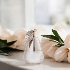 Ensemble de deux vases à bougie en forme de pomme en métal doré poli Nouveau design de vases à bougie en métal - Product Image 4