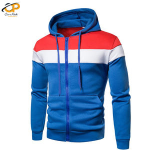 Sudadera con capucha de algodón para hombre, prenda deportiva masculina de gran tamaño con logotipo personalizado, de alta calidad, estilo Hip Hop, con cremallera, 2022 - Product Image 4