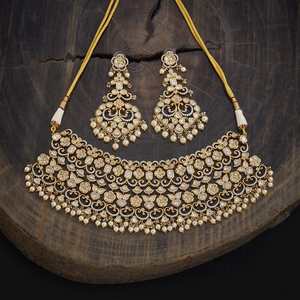 Kundan Necklace 178307 Elegant <b>Wedding</b> <b>Accessory</b> - Product Image 2