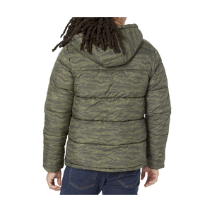 Blousons matelassés pour hommes, style urbain, personnalisables, 2025, à capuche, coupe ajustée, en laine courte, chauds, écologiques et chauffants - Product Image 5