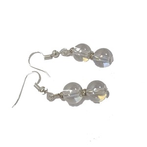 Pendiente de cristal de Agua de Cristal alto cuentas facetadas piedras preciosas curativas cristal joyería de moda pendientes joyería para mujer mayorista - Product Image 2