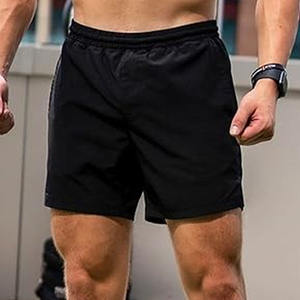 Pantalones cortos deportivos para hombre con estampado personalizado de doble capa, pantalones cortos transpirables de secado rápido con Forro fino para hombre - Product Image 2