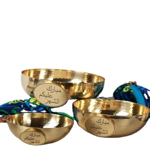 Juego de cuencos clásicos para el hogar, Juego de 3 tazones de acero redondos y dorados de diseño moderno para ensaladas, para Hotel, restaurante, frutos secos y frutas - Product Image 3