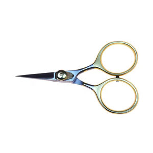 Tijeras Ajustables de Acero Inoxidable para Atar Moscas de Pesca con Anillos Dorados, Herramientas de Belleza con Instrumentos de Manicura Ajustables - Product Image 6